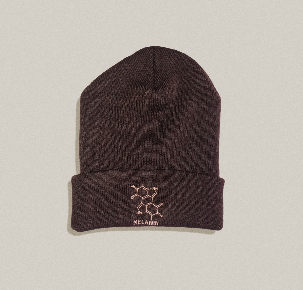 Melanin Satin-Lined Beanie - Eumelanin Shop
