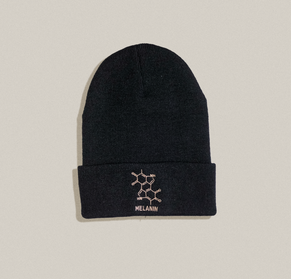 Melanin Satin-Lined Beanie - Eumelanin Shop