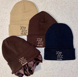 Melanin Satin-Lined Beanie - Eumelanin Shop
